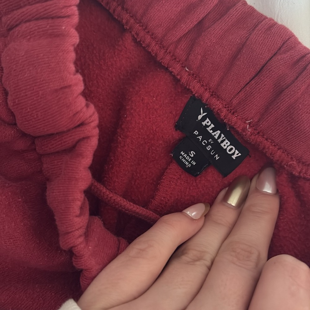Playboy red joggers (S) - Picture 4 of 4